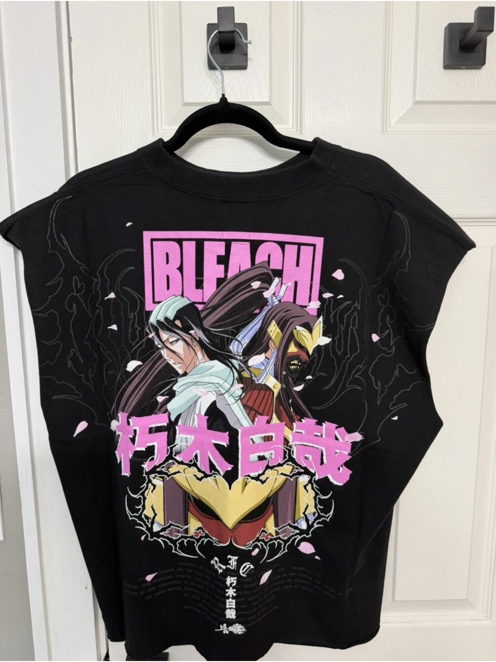 Civil Regime x Bleach Sleeveless Byakuya Muscle Oversized Tee - Size M Men’s NWT